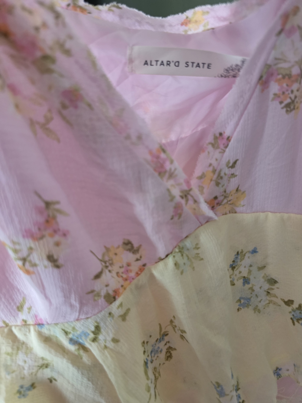 Altar'd State Lelani Mini Pastel Dress - Picture 5 of 9